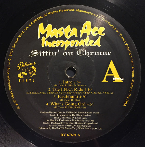 Masta Ace Incorporated : Sittin' On Chrome (2xLP, Album, RE)
