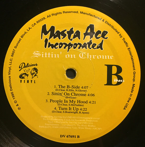 Masta Ace Incorporated : Sittin' On Chrome (2xLP, Album, RE)