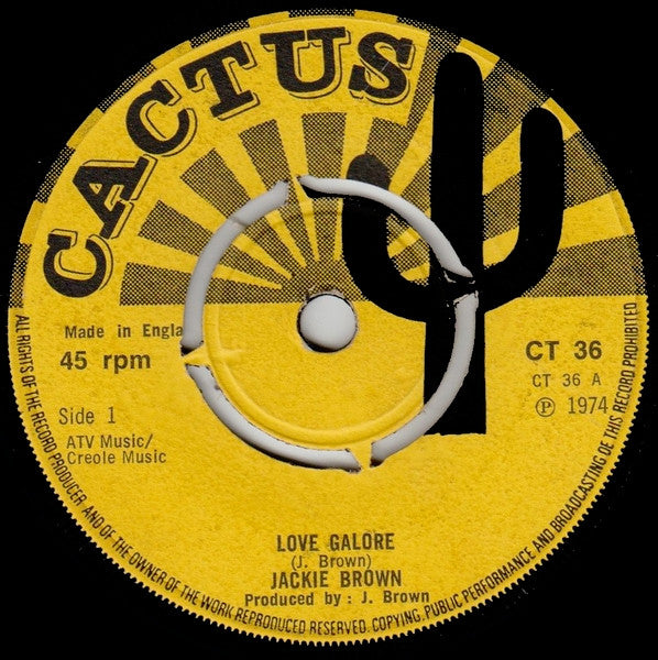 Jackie Brown : Love Galore / Love Dub (7")