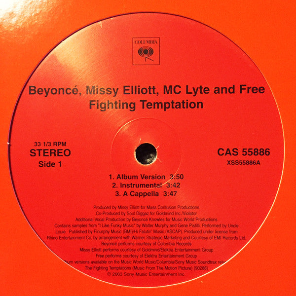 Beyoncé, Missy Elliott, MC Lyte And Free (2) : Fighting Temptation / Summertime (12")