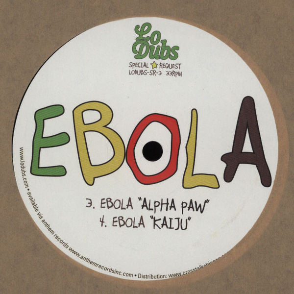 Face 2 Face* / Ebola (3) : Galash (Ebola Remix) (12")