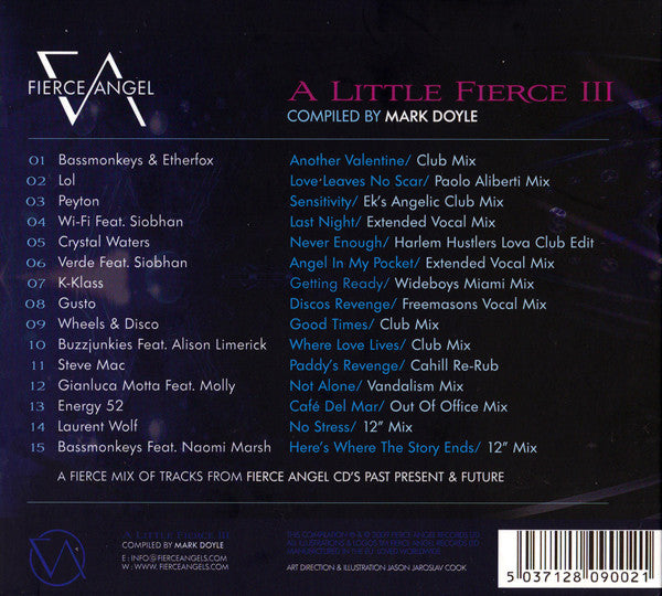 Various : A Little Fierce III (CD, Mixed, Smplr)