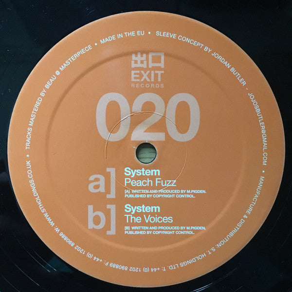 System (9) : Peach Fuzz (12")