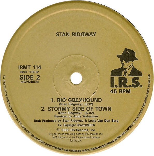 Stan Ridgway : Camouflage (12", Single)