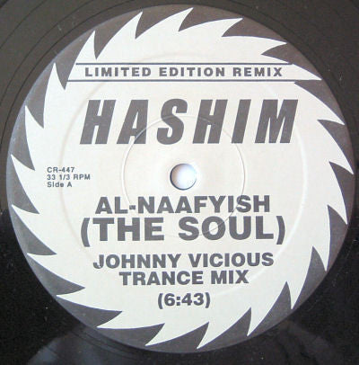 Hashim : Al-Naafyish (The Soul) (Limited Edition Remix) (12", Ltd)
