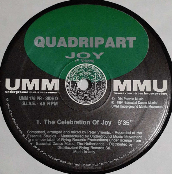 Quadripart : Joy (Remixes) (2x12")