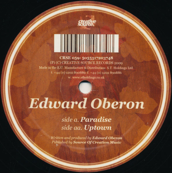 Edward Oberon : Paradise / Uptown (12")