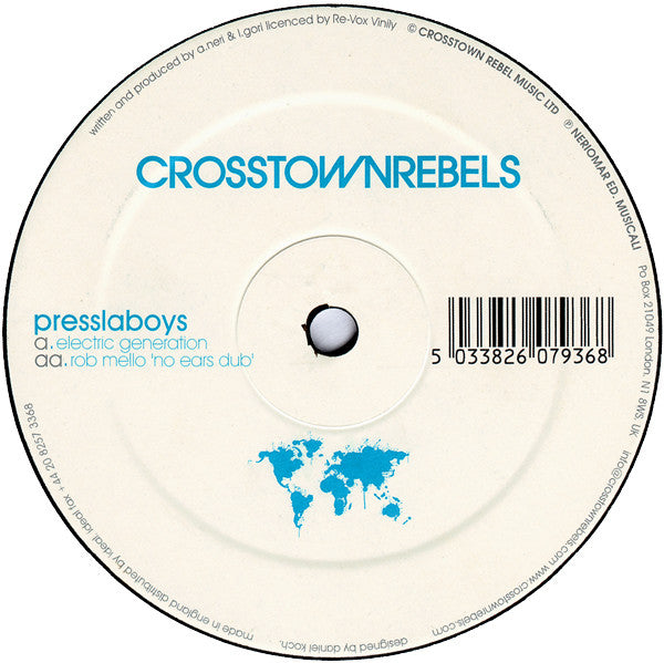 Presslaboys : Electric Generation (12")