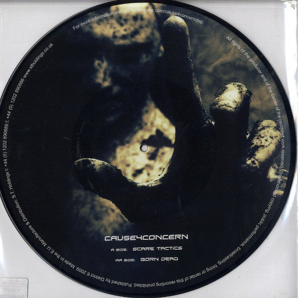 Cause 4 Concern : Scare Tactics / Born Dead (12", Pic, Promo)