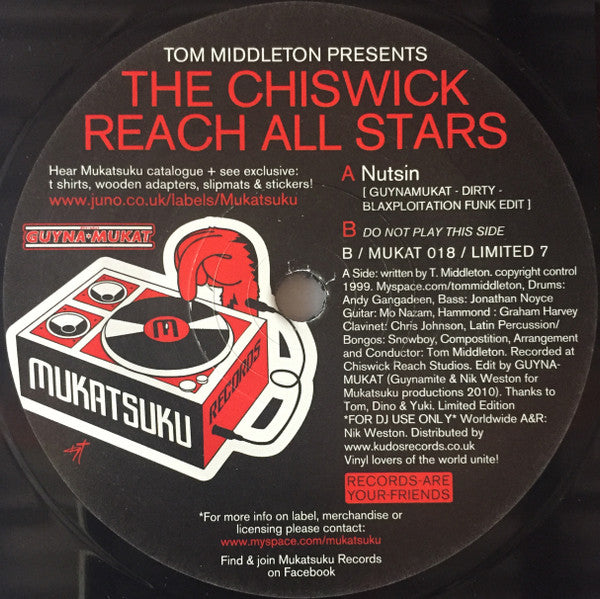 Tom Middleton Presents The Chiswick Reach All Stars : Nutsin (7", S/Sided, Ltd)