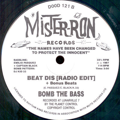 Bomb The Bass : Beat Dis (12")