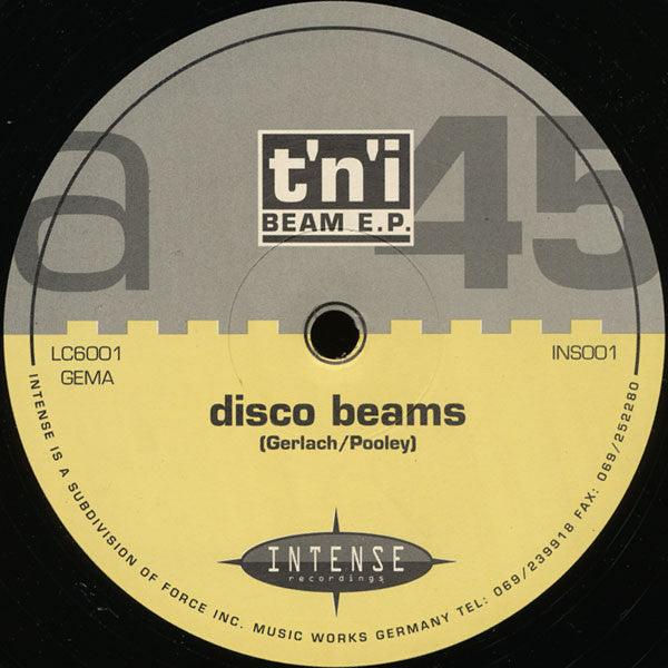 T'N'I : Beam E.P. (12", EP)