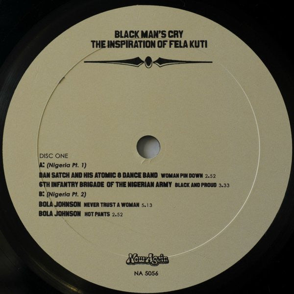 Various : Black Man's Cry: The Inspiration Of Fela Kuti (4x10", Comp + Box)