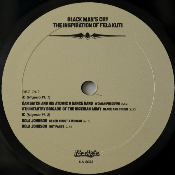 Various : Black Man's Cry: The Inspiration Of Fela Kuti (4x10", Comp + Box)