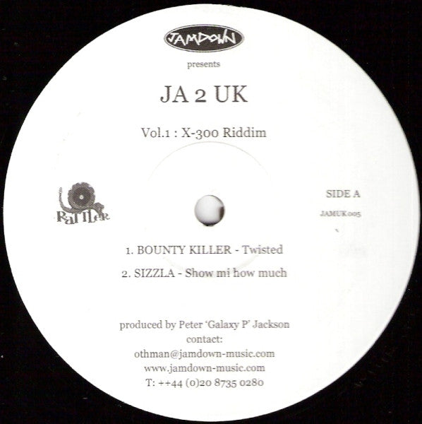 Various : JA 2 UK - Vol.1 : X-300 Riddim (12")