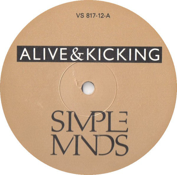 Simple Minds : Alive & Kicking (12", Single)