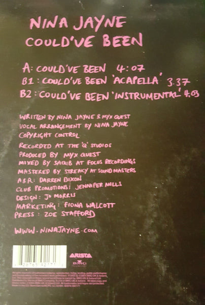 Nina Jayne : Could've Been (12", Pin)