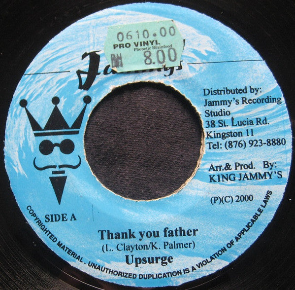 Upsurge : Thank You Father (7")