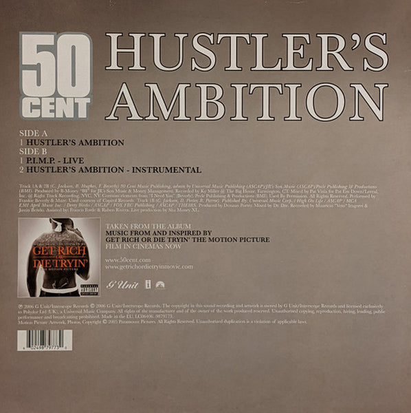 50 Cent : Hustler's Ambition (12")