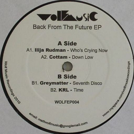 Various : Back From The Future EP (12", EP)