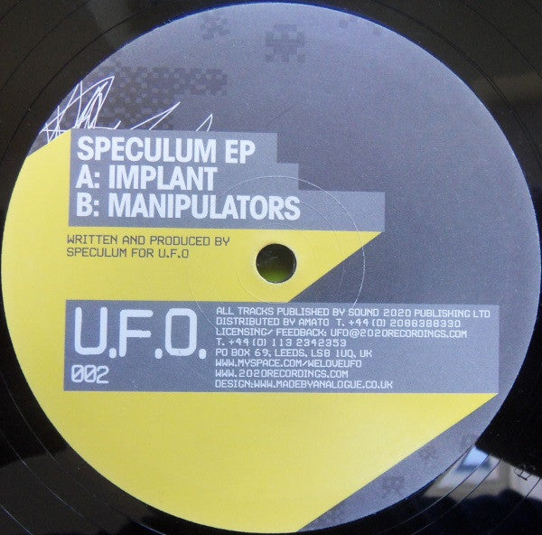 Speculum : Speculum EP (12")