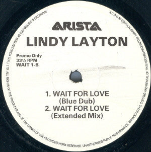 Lindy Layton : Wait For Love (12", Promo)