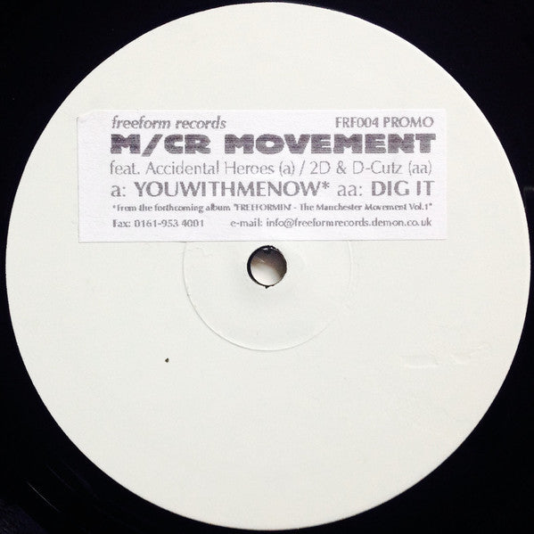 M/CR Movement : Youwithmenow / Dig It (12", Promo, W/Lbl)