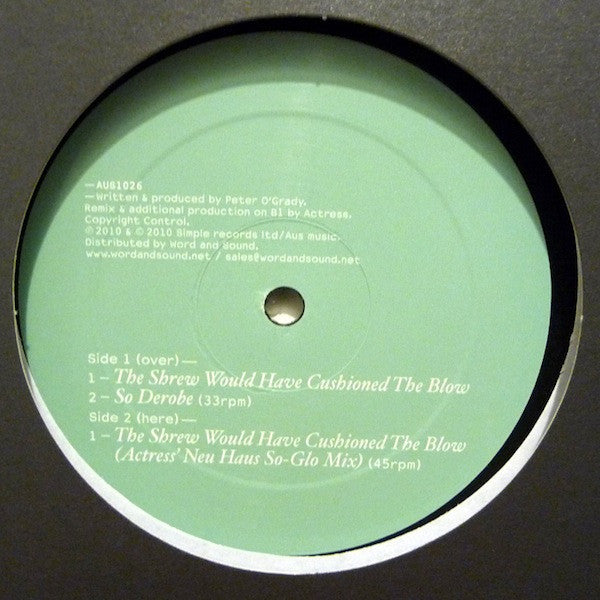 Joy Orbison : The Shrew Would Have Cushioned The Blow EP (12", EP)