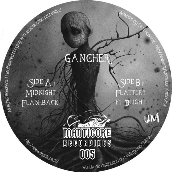 Gancher : Midnight Flashback / Flattery (12")