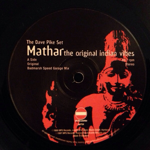 The Dave Pike Set : Mathar - The Original Indian Vibes (12")