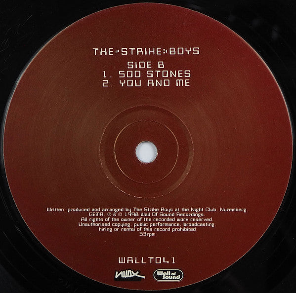 The Strike Boys : The Rhyme (12")