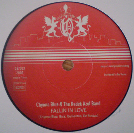 Chynna Blue & The Radek Azul Band : Fallin In Love / Strange Fruit (7")