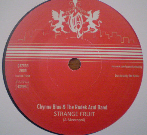 Chynna Blue & The Radek Azul Band : Fallin In Love / Strange Fruit (7")