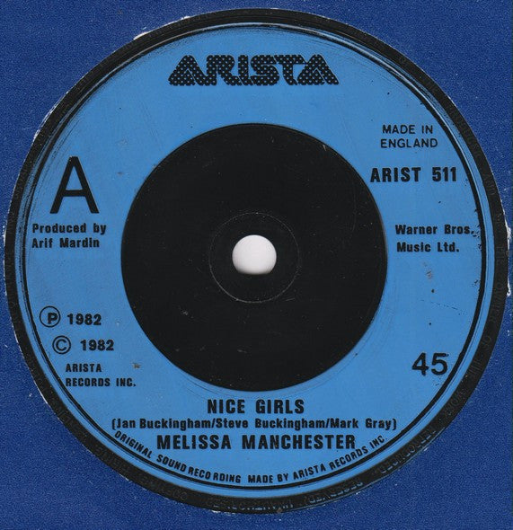Melissa Manchester : Nice Girls (7")