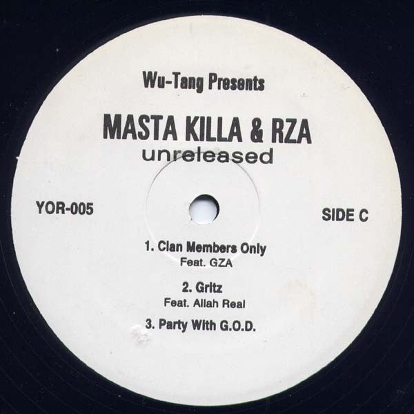 Masta Killa & RZA : Unreleased (2xLP, Unofficial)