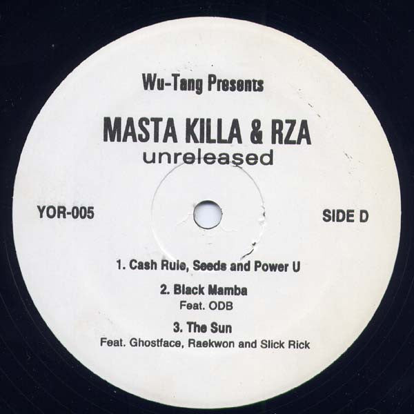 Masta Killa & RZA : Unreleased (2xLP, Unofficial)