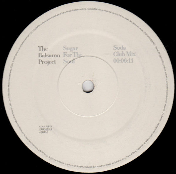 The Balsamo Project : Sugar For The Soul (12", Promo)