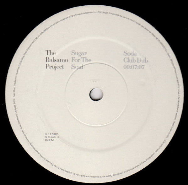 The Balsamo Project : Sugar For The Soul (12", Promo)