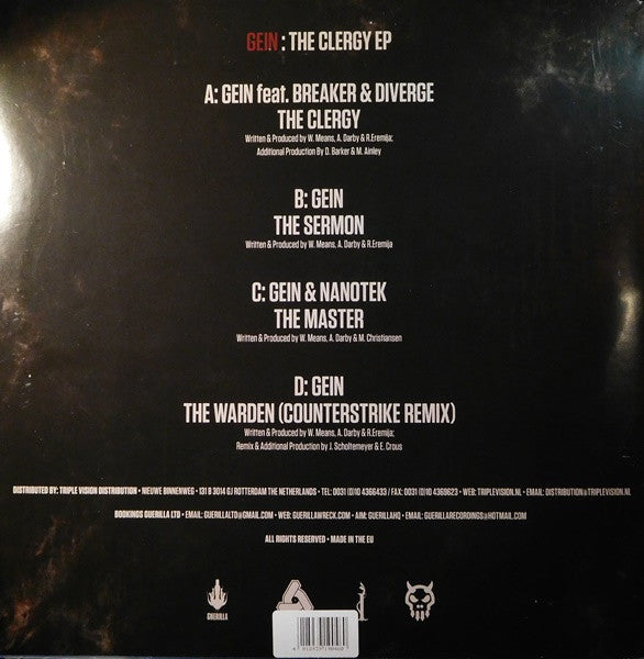 Gein : The Clergy EP (2x12")