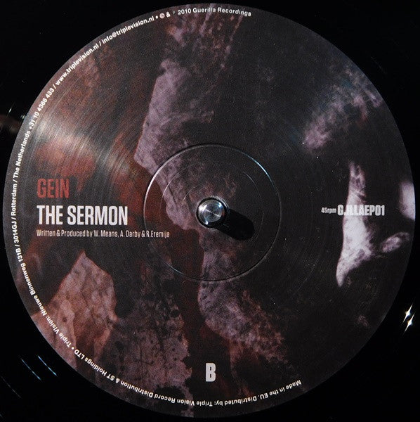 Gein : The Clergy EP (2x12")