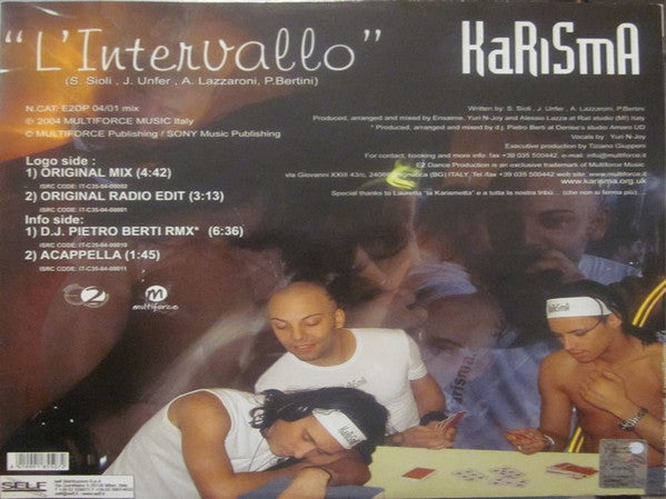 Karisma (2) : L'Intervallo (12")