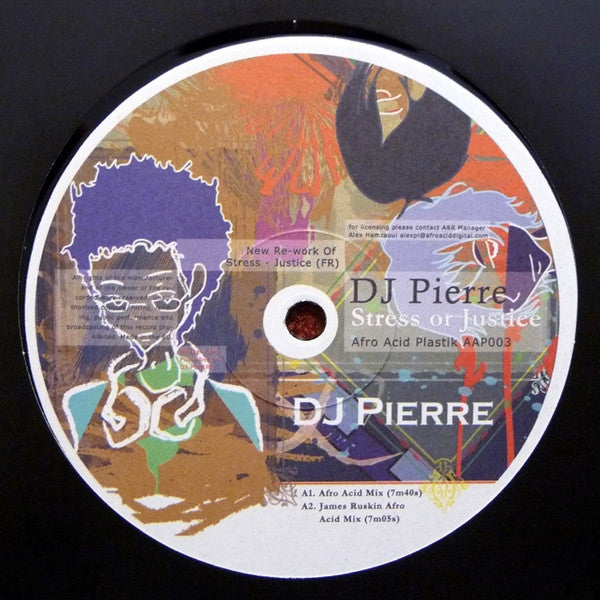 DJ Pierre : Stress Or Justice (12")