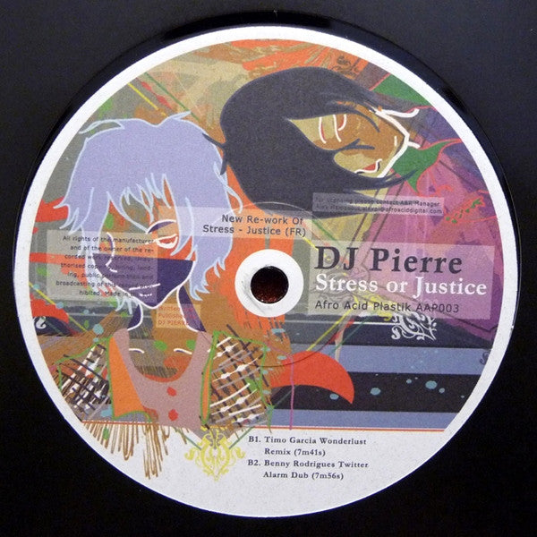 DJ Pierre : Stress Or Justice (12")