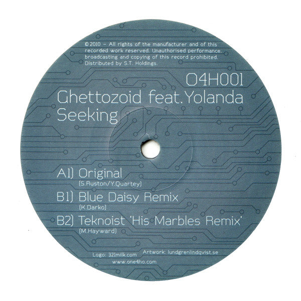 Ghettozoid feat. Yolanda* : Seeking (12")