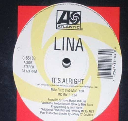 Lina : It's Alright (2x12")