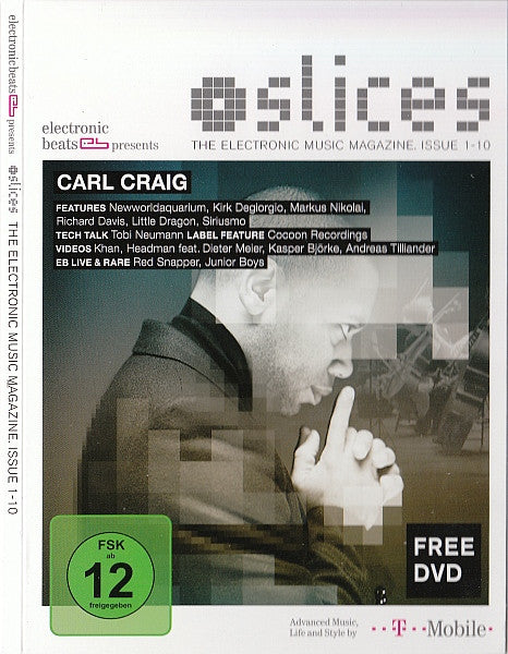 Various : Slices - The Electronic Music Magazine. Issue 1-10 (DVD-V, PAL, DVD)