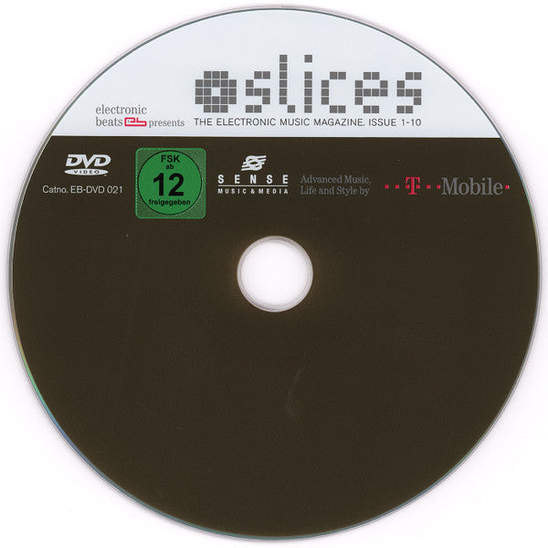 Various : Slices - The Electronic Music Magazine. Issue 1-10 (DVD-V, PAL, DVD)