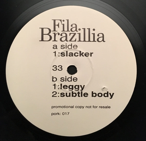 Fila Brazillia : Slacker (12", Promo)