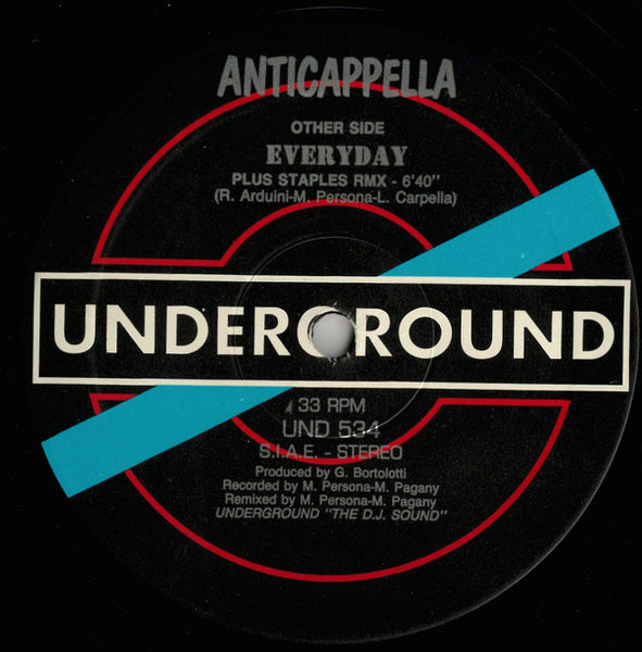 Anticappella : Everyday  (Remixes) (12")