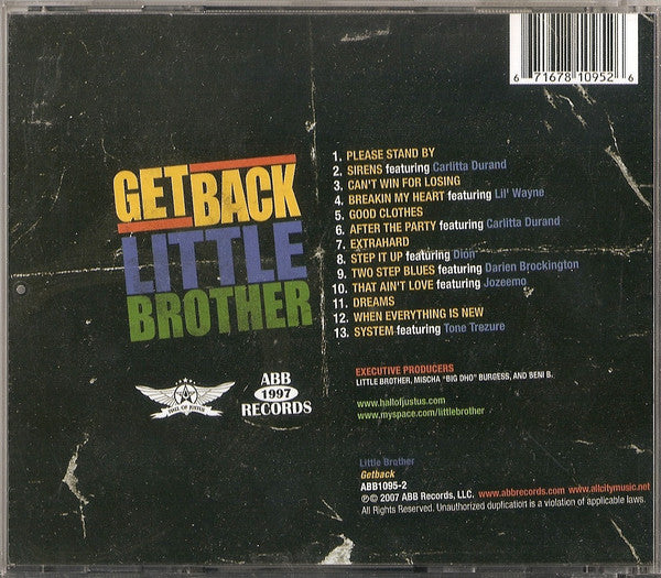 Little Brother (3) : Getback (CD, Album)